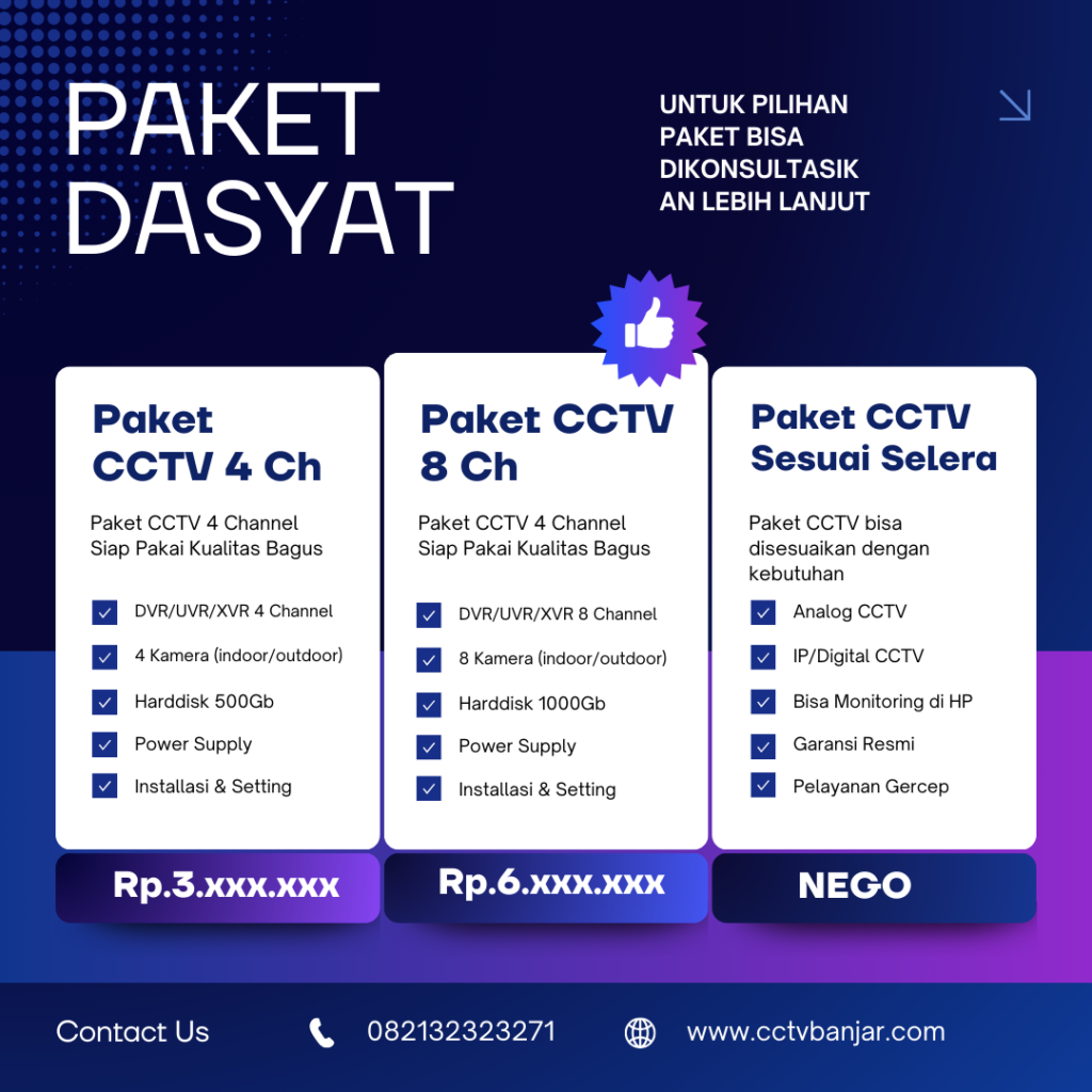 paket cctv banjar